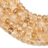 Heated Natural Citrine Beads Strands G-B175-B01-4x6mm-4