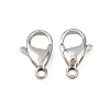 Tarnish Resistant 316 Surgical Stainless Steel Lobster Claw Clasps STAS-316-FL15A-5