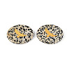 Natural Dalmatian Jasper Cabochons G-T143-28J-1