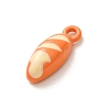 Brass Enamel Pendants KK-CBA260B-14D-G-2
