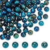2 Strands Dyed Natural Tiger Eye Beads Strands G-UN0001-36-1