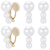 10Pcs Brass Ear Cuff Findings KK-BBC0022-46-1