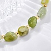 Natural Xiuyan Jade Beaded Bracelets for Women G-P563-07P-09-2