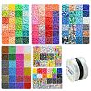 DIY Handmade Polymer Clay & Glass Seed Beads Bracelets Making Kits DIY-YW0011-15-1