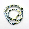 Electroplate Non-magnetic Synthetic Hematite Beads Strands G-J217D-07-2