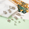 6 Sets 3 Style Alloy Box Clasps FIND-TA0001-54-5