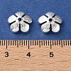Brass Bead Caps KK-C260-20B-S-2