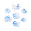 Luminous Flower Resin Cabochons CRES-T025-10F-4