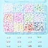 12 Colors Opaque Acrylic Beads OACR-FS0001-70-7