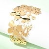 304 Stainless Steel Cuff Bangles for Women LS-BJEW-B166-01G-1