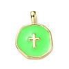Brass Enamel Pendants LS-KK-G417-01LG-03-1