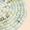 1 Strand Frosted Natural Flower Amazonite Beads Strands G-PA0001-63-5