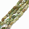 Natural Green Opal Beads Strands G-S302-02-1
