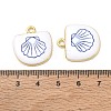 Printed Brass Pendants KK-CBAF9BC-04G-02-3