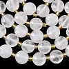 Natural Quartz Crystal Beads Strands G-C116-A186-02-4