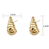Teardrop Alloy Stud Earrings WG64463-09-1