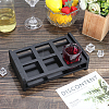 2Pcs Wood Wine Glass Organizer Holder ODIS-WR0001-19-4