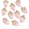 10Pcs Transparent Acrylic Pendants MACR-FS0002-08B-3