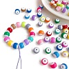 Opaque Acrylic Beads X-OACR-H038-53B-1