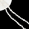  1 Strand Baroque Style Natural Keshi Pearl Beads Strands PEAR-NB0002-15-1