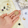 10Pcs 5 Colors 304 Stainless Steel Cuff Earrings EJEW-HS0001-43A-3