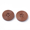 4-Hole Wooden Buttons WOOD-S040-36-1