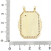 Brass Micro Pave Cubic Zirconia Pendants KK-K408-72G-01-3