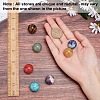 SUNNYCLUE 7Pcs 7 Style Gemstone Decorations G-SC0001-45-3