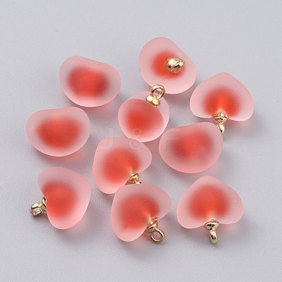 Frosted Transparent Acrylic Pendants GLAA-TAC0002-B04-1