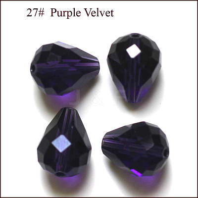 Imitation Austrian Crystal Beads SWAR-F062-12x10mm-27-1