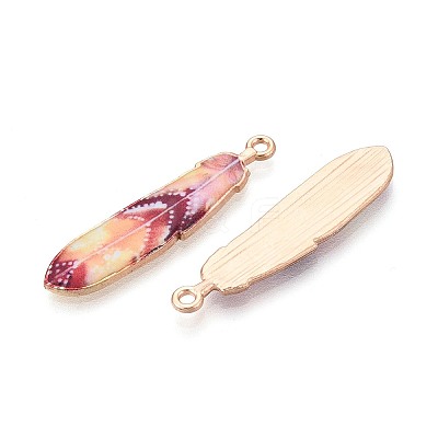 Alloy Enamel Pendants X1-FIND-G078-34G-08-1
