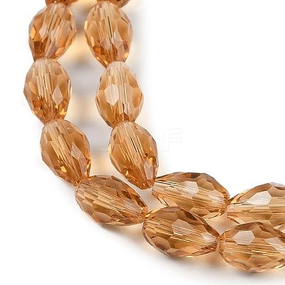 Transparent Glass Beads Strands EGLA-N013-T10mm-D21-1