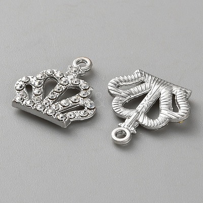 Alloy Rhinestone Pendants FIND-P033-01P-1