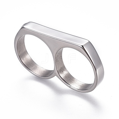 Tarnish Resistant 304 Stainless Steel Finger Rings RJEW-O032-13P-19mm-1