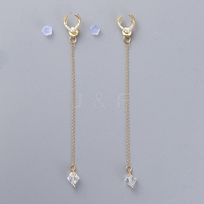Stud Earrings EJEW-JE03810-01-1