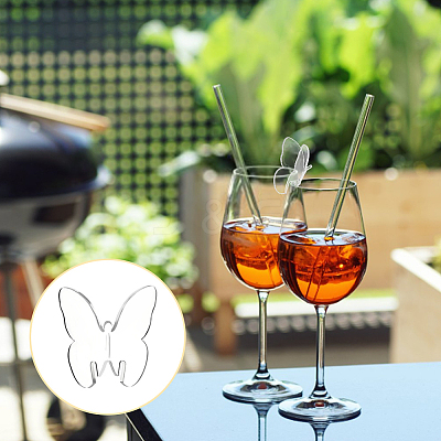 24Pcs Acrylic Wine Glass Charms AJEW-FG0003-46D-1