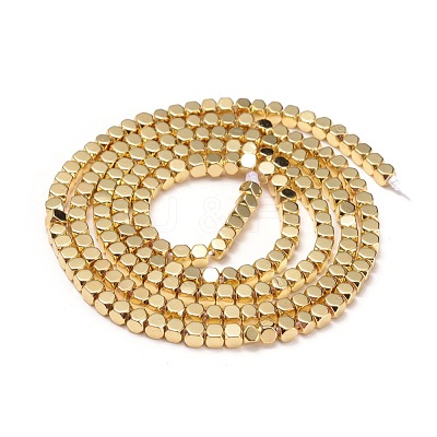Electroplate Non-magnetic Synthetic Hematite Beads Strands X-G-I260-09A-1