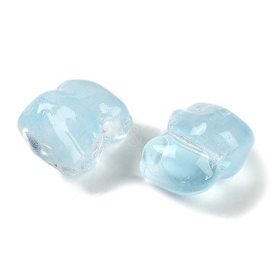Spray Painted Glass Beads GLAA-Z007-04I-1
