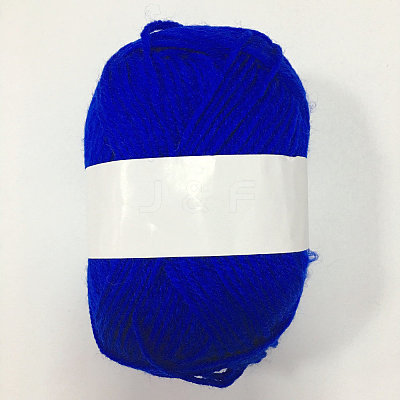 Acrylic Fiber Medium Yarn YCOR-WH0001-22-1