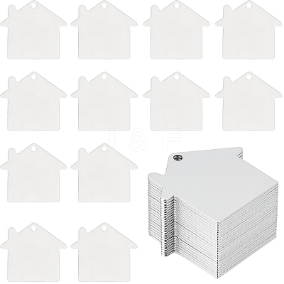 25Pcs Pet Aluminium Pendants ALUM-SC0001-07-1