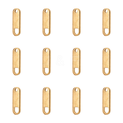 50Pcs Stainless Steel Chain Extender Connectors STAS-CJ0001-181-1