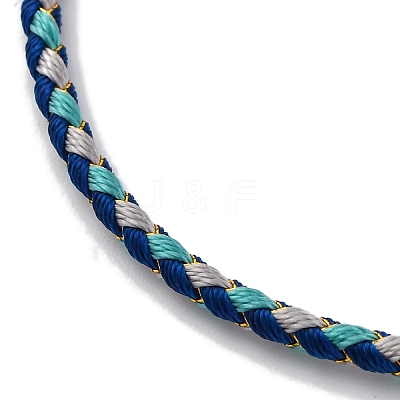 Adjustable Polyester Cord Braided Bracelets BJEW-Z085-01G-32-1