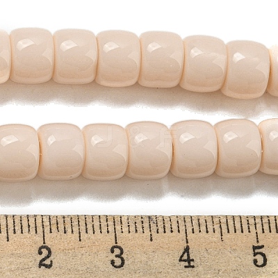 Opaque Glass Beads Strands X-GLAA-NH0002-B03-1