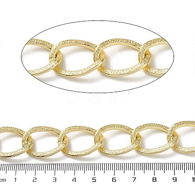 Oxidation Aluminum Textured Curb Chains CHA-E003-21G-1