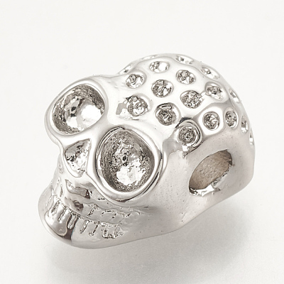 Brass Bead Rhinestone Settings ZIRC-S061-55P-1