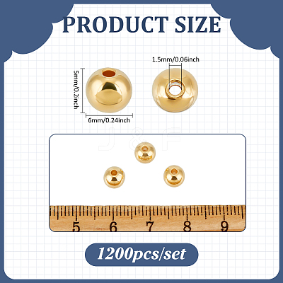 1200Pcs CCB Plastic Beads CCB-PH0001-31A-1