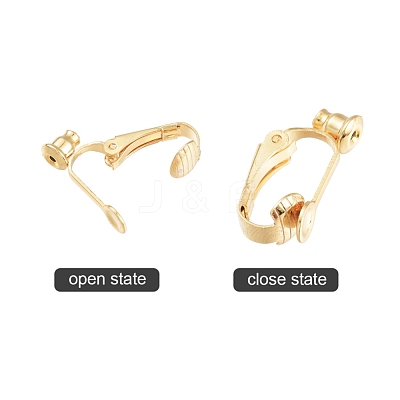 304 Stainless Steel Clip-on Earring Converters Findings STAS-O110-20G-1