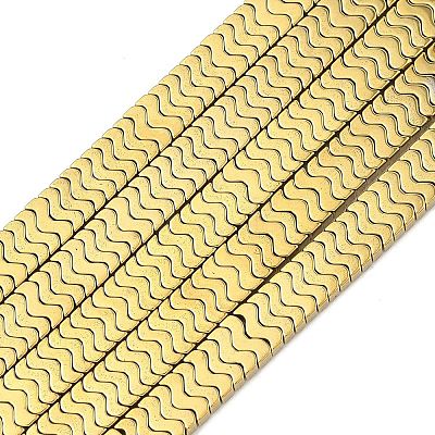 Electroplated Synthetic Non-magnetic Hematite Beads Strands G-A263-I01-01A-1