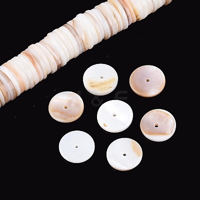 Natural Freshwater Shell Beads Strands SHEL-N037-03B-01-1