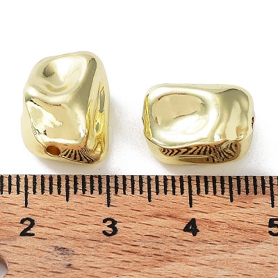 Rack Plating Alloy Beads PALLOY-Q458-19G-1